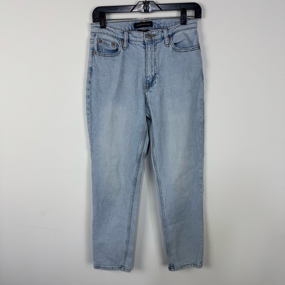 Aeropostale Light Wash Mom Jeans High Rise Denim Summer - Picture 1 of 4